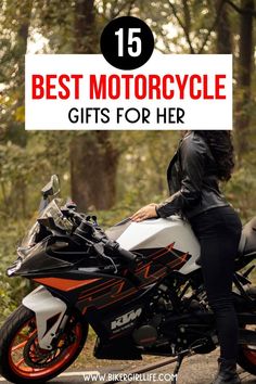 15 Best Motorcycle gifts for her Female Motorcycle, Motorcycle Hairstyles, Best Motorcycle, Motorcycle Gifts, Harley Davidson Boots, Female Biker, Motorcycle Travel