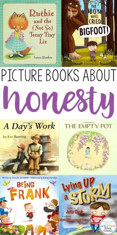 there are many books about honesty that kids can read