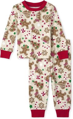 100% Cotton Girls Christmas Pjs, Toddler Christmas Pajamas, Elf Suit, Mom Dr, Christmas Pajamas Kids, Holiday Pjs, Baby Boy Pajamas, Christmas Jammies, Shirt Label