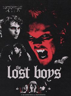 the lost boys movie poster with dracula