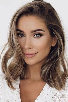 Human Hairstyle, Balayage Brown, Brown Hair Balayage, Dark Blonde Hair, Wavy Hairstyles, Wavy Wig, Haircut Styles