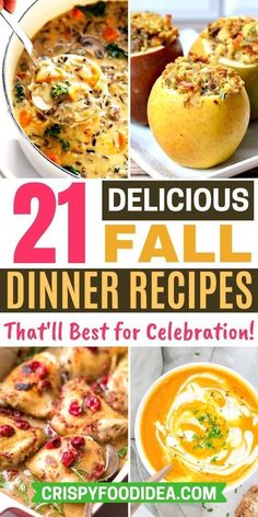 We are so soon to celebrate the fall! In a few days, October will be coming! And we know that Fall days means eating easy and tasty comfort foods. Lots of fall foods out there to enjoy the holiday or fall! But here I share some delicious and easy fall dinners that your family and even kids will love to eat. #falldinners #fallrecipes #mealprep #dinnerideas #lunch #healthyrecipes #holidays #pumpkinrecipes #crispyfoodidea Fall Lunch Ideas, Easy Fall Dinner, Easy Fall Dinner Recipes, October Food, Easy Fall Dinners, Fall Dinners, Fall Dinner Party, Fall Comfort Food, Dinner Party Menu