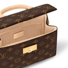 LOUIS VUITTON® - Cluny Mini - Monogram Louis Vuitton Cluny, Mini Tela, Mini Toile, Sac Louis Vuitton, Louis Vuitton Official, Mini Handbags, Louis Vuitton Handbags, Natural Leather, Monogram Canvas