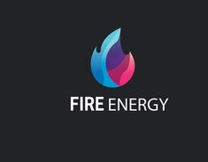 the logo for a company that uses fire energy to produce water and other natural products