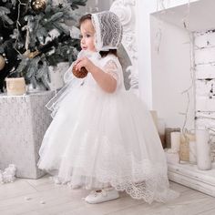 Christening & Baptism Dress for Girl Toddler Baptism Outfit Girl, Toddler Baptism Dress, Toddler Baptism, Baptism Dresses, Girls Baptism Dress, Blessing Dress, Baptism Outfit, Baptism Dress, Christening Dress