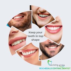 Did you know that regular dental check-ups are key to preventing serious oral health issues? Trust the experts at Rochedale Central Dentist to keep your teeth in top shape! Dental Promotion Ideas, Dental Marketing Social Media, Health Care Design, Dentist Poster