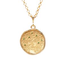 Feminist Symbols, Common Era, Gold Medallion Necklace, Goddess Necklace, Gold Coin Necklace, Goddess Energy, Gold Medallion, Coin Pendant Necklace, Wax Casting