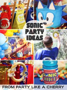 sonic party ideas from party like a cherry