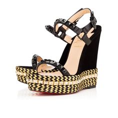 Love these with my maxi dresses! Louboutin Online, Manolo Blahnik Heels, Cork Wedges, Women Heels, Christian Louboutin Heels, Heels Fashion, Cork Wedges Sandals, Christian Louboutin Women, Wedge Heel Sandals