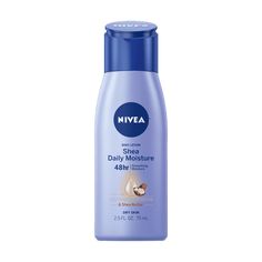 Nivea Shea Nourish Dry Skin Body Lotion With Shea Butter, 2.5 Oz..;UPC:072140011581 Cold Weather Skin Care, Body Milk Lotion, Beard Softener, Shaving Lotion, Shea Butter Body Lotion, Dry Skin Body Lotion, Dry Skin Body, Lotion For Dry Skin, Hair Supplies