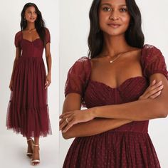 Reposhing This Item I Purchased From @Vivid_indie. Loved It, But Ready To Rotate For Something New. Questions? Leave A Comment Below! Plum Dress Wedding Guest, Midsize Wedding Guest Dress, Lace Bodycon Midi Dress, Green Wrap Dress, Backless Midi Dress, Red Long Sleeve Dress, Plum Dress, Dress Flowy, Asymmetrical Midi Dress