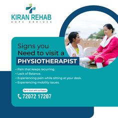 Physiotherapy Creative Ads, Physiotherapy Ads, Physio Therapy, Physiotherapy Student, Loss Of Balance, Elbow Pain, Clinic Logo