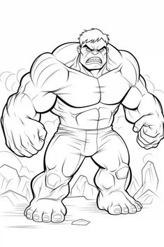 the incredible hulk from avengers coloring pages