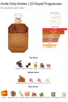 Kayali Invite Only Amber 23, Warm Floral Perfume, Warm Perfume Scents, Pumpkin Spice Perfume, Perfume Accords, Spice Perfume, Kayali Perfume, فيكتوريا سيكريت, Fragrance Lab