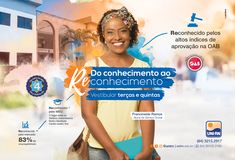 a woman in an orange shirt and black pants is holding a blue book with the words, do confeccimentoo ao re conferimentoro