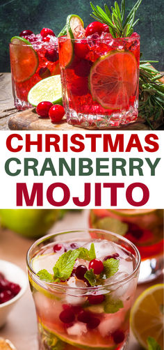 Christmas Cranberry Mojito Recipe Mojito Mix Recipe, Cranberry Cocktail Christmas, Smirnoff Red White And Merry Cocktails, Mistletoe Cocktail Holiday Drinks, Christmas Drinks With Cranberries, Christmas Cocktails In A Pitcher, Mistletoe Mojito Recipe, Cranberry Mint Cocktail, Cranberry Mojito Recipe