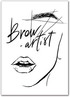 Brow Studio Ideas, One Piece Canvas, Phibrows Microblading, Canvas Art Home Decor, Permanente Make-up, Brow Studio, Eyebrow Design, Eyebrow Makeup Tips