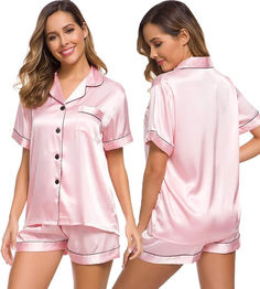 Matching Satin Pajamas, Satin Pajamas, Pajamas Set, Pajama Sets, Pj Sets, Silk Satin, Pajama Set, Pajamas