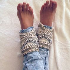 Jeans Recycling, Handmade Anklets, Boho Mode, Diy Jeans, Estilo Hippy, Modern Hippie, Mode Hippie, Hippy Chic, Estilo Hippie