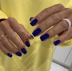 Fire Nails, Classy Nails, Pretty Acrylic Nails, Chic Nails, Dope Nails, Cute Acrylic Nails, Perfect Nails, Blue Nails