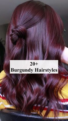 Transform your look with the rich, wine-inspired hues of burgundy hair, perfect for adding a touch of bold sophistication to your style.