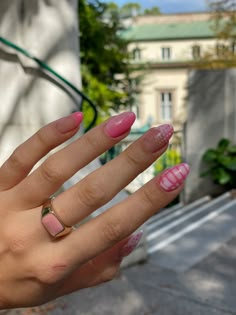 Crocidle Pink Nails, Pink Snake Skin Nails, Pink Snake Nails, Pink Inspired Nails, Snake Skin Nails Designs, Summa Nails, Europe Nails, Holiday Nail Inspo, Aesthetic Nail Ideas