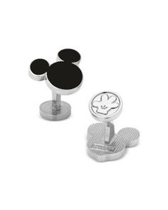 Cufflinks Inc Mickey Mouse Silhouette Cufflinks Sushi Puns, Groom Wedding Ideas, Mickey Mouse Wedding, Diy Harry Potter Crafts, Disney Gift Ideas, Mens Cuff Links, Mickey Mouse Silhouette, Geek Chic Fashion, Disney Dress Up