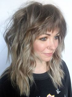 Shag For Fine Hair, Medium Length Hair Ideas, Shag Haircut Ideas, Medium Shaggy Hairstyles, Medium Length Blonde Hair, Medium Shag, Shaggy Long Hair, Medium Shag Haircuts, Shag Haircuts