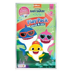 baby shark play pack with two sharks