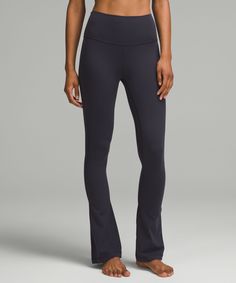 lululemon Align™ High-Rise Mini-Flare Pant *Regular | Women's Leggings/Tights | lululemon Lululemon Leggings Mirrorify Black Multi, Bday List, Black Night, Comfortable Clothes, Flare Pant, Feeling Nothing, Lululemon Align, Lululemon Leggings, Business Casual Outfits