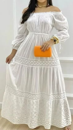 Long Chiffon Dress, Vestidos Maxi, Pretty Dresses Casual, Modest Dresses Fashion, Long African Dresses, Kaftan Designs, Chiffon Dress Long, Mexican Dresses, Fancy Blouses