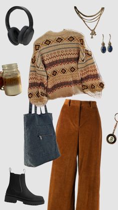 Barista Fashion, Cottagecore Fashion, Dope Outfits, Autumn Outfit, Polyvore Outfits, Grunge Outfits, Creative Fashion, Outfits Aesthetic, Cute Casual Outfits