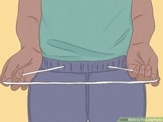 How to Tie Long Pants: 9 Steps (with Pictures) - wikiHow Overall Outfit, Long Pants, Track Pants, Overalls, Tights, Sweatpants, Cuff, Pants, Trousers