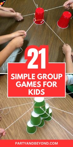 Keep the fun rolling with these 21 exciting group games for kids that work anywhere, anytime! Whether you're at a party, on a road trip, or hanging out in the backyard, these easy-to-play games like "Freeze Dance," "Charades," and "Simon Says" will keep the kids entertained for hours. Perfect for all ages, these games require little to no setup and are great for making memories and having fun on the go! #GroupGames #KidsActivities #FunForKids #PartyGames #PlayAnywhere Pre K Group Games, Games For A Group Of Kids, Games To Play With Grandkids, Non Competitive Games For Kids, Easy Kids Games Indoor, Fun Easy Games For Kids, Team Work Games For Kids, Group Kids Activities, Games Indoor For Kids