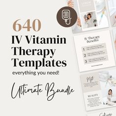 Choose these IV Hydration and Vitamin therapy templates for creating a professionally looking Instagram account. In this bundle, you'll find over 640 templates: posts, stories, highlight covers, story stickers, carousels, quotes and more - all in beautiful designs that will improve your Instagram performance and boost engagement. Invest in these gorgeous templates today and watch your following and business grow! 🌟 WHAT'S INSIDE: 🌟  - 100 IV Therapy Instagram Posts for Canva. 1080x1080px - 100 Iv Therapy Quotes, Iv Therapy Room Design, Iv Hydration Therapy Business Names, Iv Nutrient Therapy, Mobile Iv Hydration, Therapy Templates