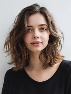 48 Summer Haircuts for Thick Hair: A Trendy Guide for 2024 Haircut For Thick Curly Hair, Haircut Thick Wavy Hair, Short Summer Haircuts, Layered Wavy Bob, Cute Medium Haircuts, Shaggy Cut, Summer Haircut, Medium Haircut, Shag Cut