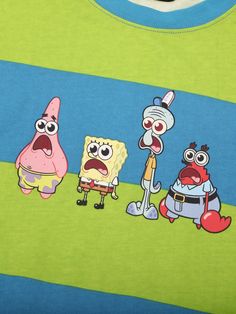 an image of spongebob and friends t - shirt