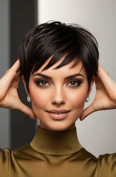 Default A highly polished and professionally lit photograph of 2 Hair Styles For Medium Hair Length, Viral Haircut, Short Hair Fashion, Razor Cut Hair, Razored Haircuts, Medium Length Hair Hairstyles, For Medium Length Hair Hairstyles, Short Sassy Hair, Low Maintenance Hair