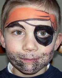 Pirate Face Painting For Kids, Pirate Face, Face Painting For Boys, Kids Face Painting, Girl Face Painting, Face Painting Easy, Kids Face Paint, Face Paint Ideas, Face Paints