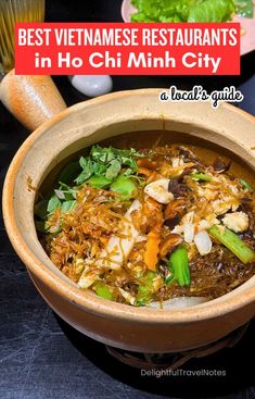 a bowl of Vietnamese stir-fried crab meat served at a restaurant in Ho Chi Minh City. Vietnam Ho Chi Minh, Imperial City, Magical Theme, Traveling With Children, Vibrant Food, Vietnam Travel Guide, Food And Restaurant, Vietnamese Restaurant, Vegetarian Restaurant