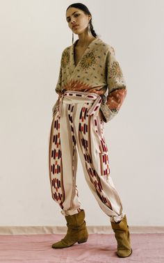 Alix of Bohemia Painter Indian Summer Pants Alix Of Bohemia, Look Boho Chic, Bohemia Style, Kantha Jacket, Indian Summer, Summer Pants, Beautiful Clothes, Looks Style, Ethnic Fashion