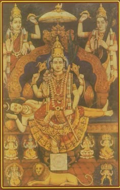 Goddess Parasakthy Lalitha Tripurasundari, Sri Chakra, Hindu Goddesses, Mysore Painting, God Photos, Aadi Shakti, Kalamkari Painting, Shakti Goddess, Indian Goddess