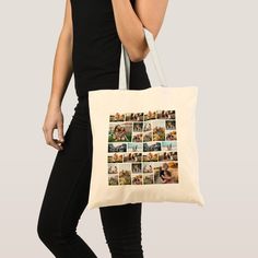 Personalized 32 Photo Collage Tote Bag Tote Bags, Bag Accessories, Create Your