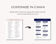 the customize in canva menu is shown with an arrow pointing to it