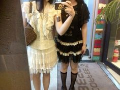 L Love U, Girly Fits, Kitsch Decor, Frilly Dresses, Gyaru Fashion, Hair Clothes, Japanese Fashion, Grunge Outfits, Yin Yang