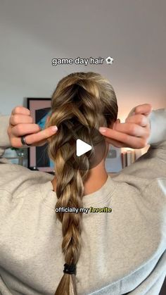 Brittany Wilson Isenhour on Instagram: "Have you tried the dragon braid hairstyle yet? 

#hairstyle #hairtutorial #dragonbraid #soccer #soccergirl" Jersey Hairstyles, Cute Soccer Hairstyles, Runner Hairstyles, Dragon Braid Hairstyles, Dragon Braid, Running Hairstyles, Soccer Hairstyles, Basketball Hairstyles, Single Braid