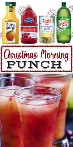 christmas morning punch recipe with apples and cranberries