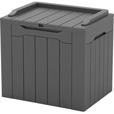 Do you always have small and inappropriate items in your home, tools or toys scattered around the yard and pool, if so, then you need an outdoor storage box. The Patiowell 32 Gallon Deck Box is perfect for throw pillows, beach towels, and other small items. Its material is water-resistant and fade-resistant, and its construction is durable, so it will still look good even after a long time of use. In addition, it is very easy to install, you can complete the installation in ten minutes without t Pool Supply Storage, Grey Deck, Plastic Decking, Garden Gloves, Deck Boxes, Easy A, Outdoor Living Patio, Pool Equipment, Deck Box