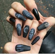 Witch Nails, Witchy Nails, Cute Halloween Nails, Makijaż Smokey Eye, Nails Polish, Nail Swag