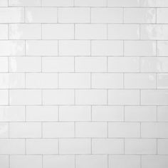 a white brick wall that is very clean